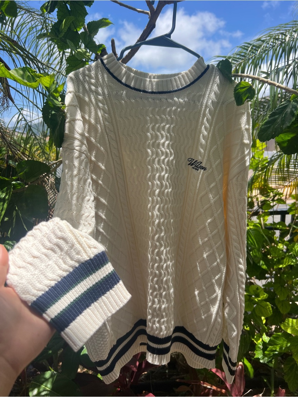 Wilson Heritage Cable Sweater 🦭